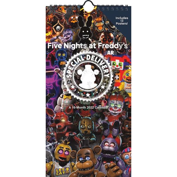Five Nights At Freddys 2022 Calendar 2022 Five Nights At Freddy's Mini Poster Calendar