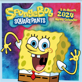 2024 Nickelodeon Spongebob Squarepants Wall Calendar Wall 244149 1 