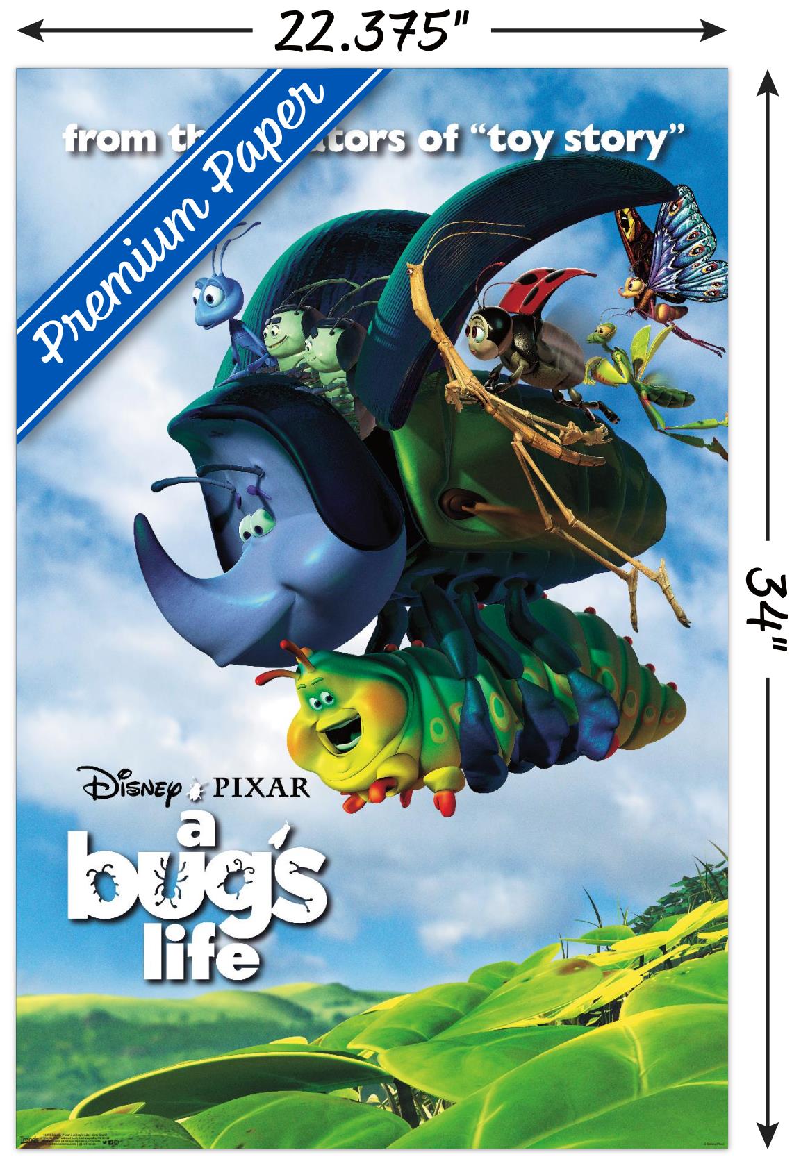 Disney Pixar A Bug's Life - One Sheet Poster | eBay